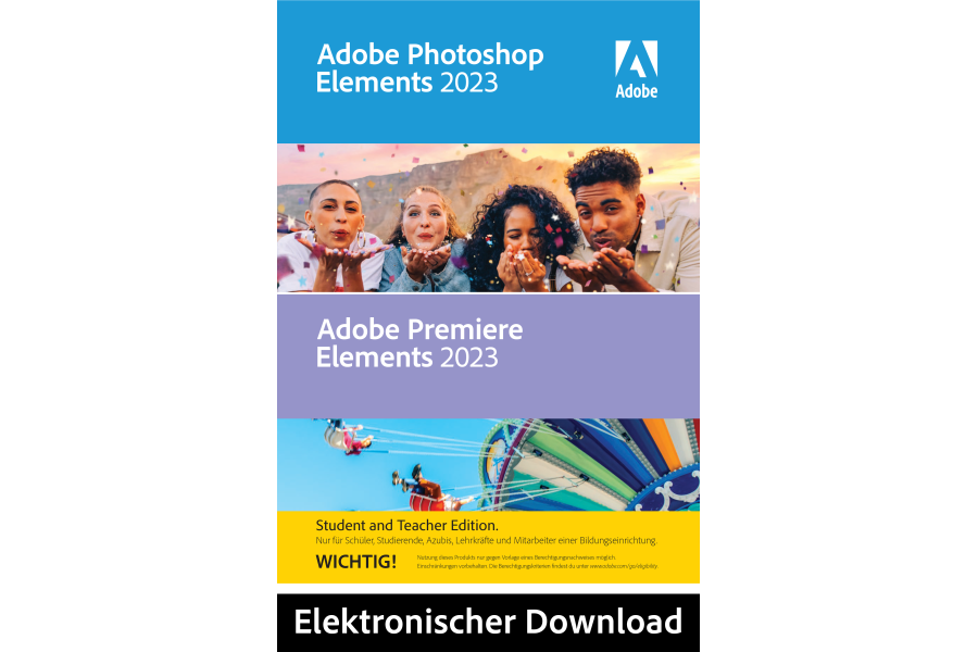 Adobe & Premiere Elements 2024 Student Dauerlizenz Mac